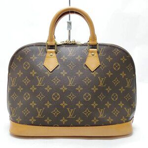 Louis Vuitton Alma Brown Monogram Hand Bag mon731-100625